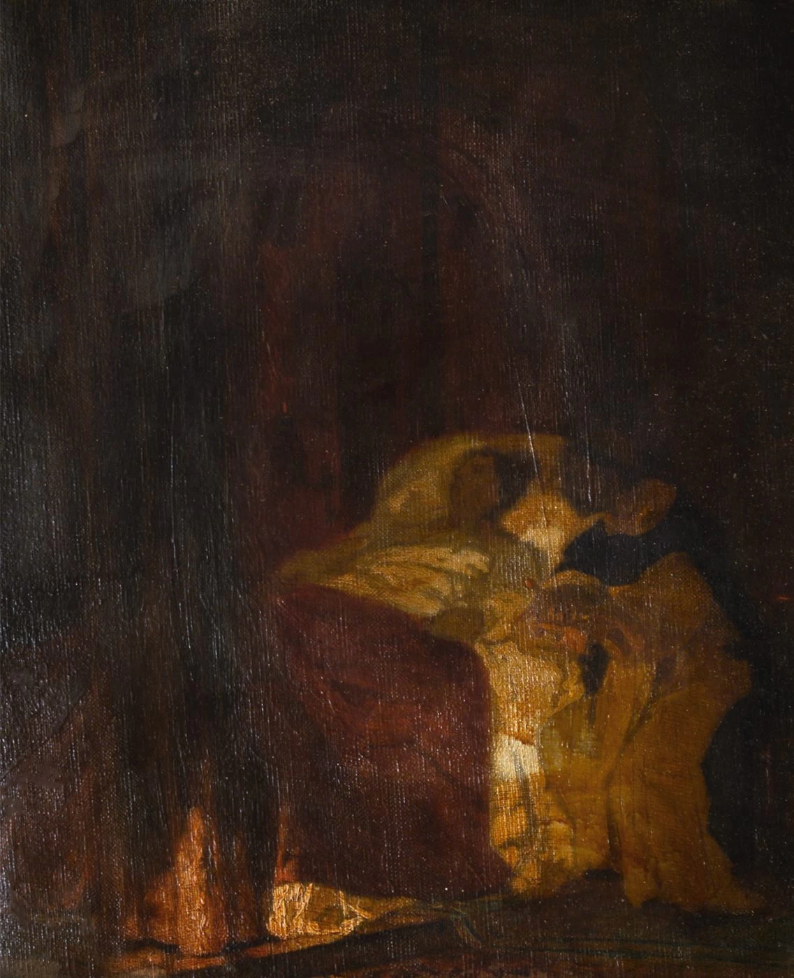 Savonarola al letto di Lorenzo il Magnifico - Museo Civico giovanni Fattori